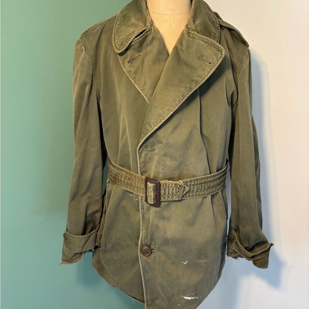 Vintage 1950’s Men’s Military Trench Coat